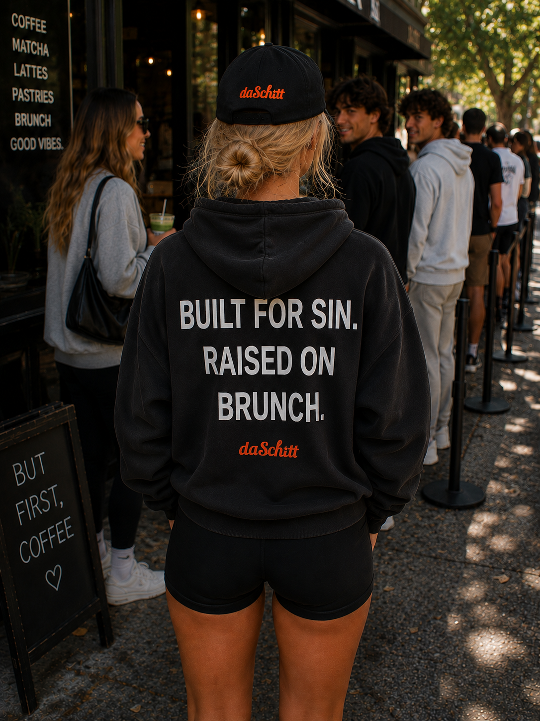 BUILT FOR SIN. RAISED ON BRUNCH.