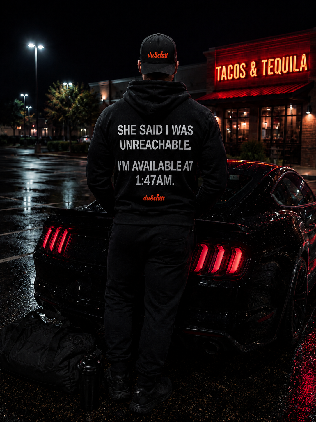 SHE SAID I WAS UNREACHABLE. I'M AVAILABLE AT 1:47 AM.