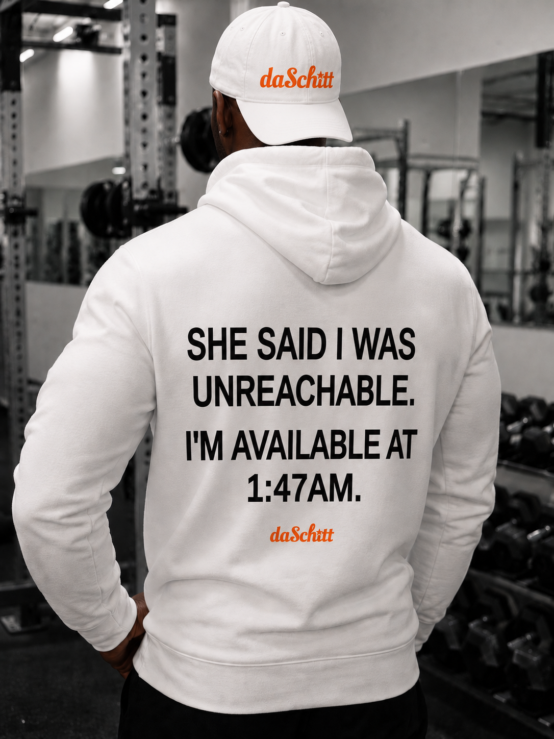 SHE SAID I WAS UNREACHABLE. I'M AVAILABLE AT 1:47 AM.