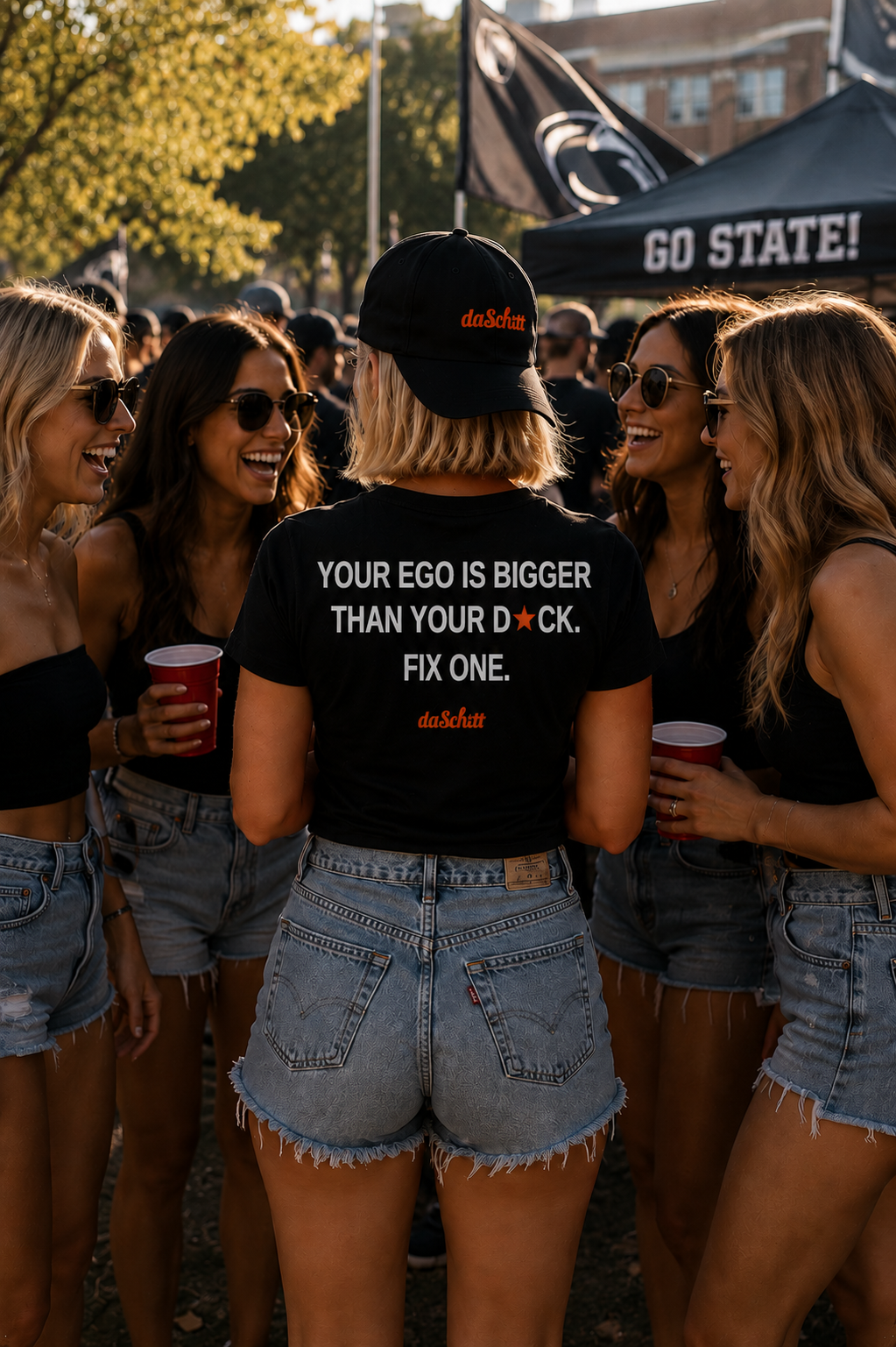 YOUR EGO IS BIGGER THAN YOUR D*CK. FIX ONE.