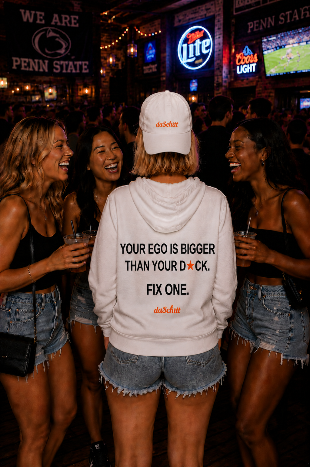 YOUR EGO IS BIGGER THAN YOUR D*CK. FIX ONE.